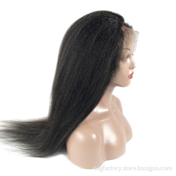 Glueless Virgin human glueless full hd lace wigs, cuticle aligned full lace wig human hair, full lace wigs with baby hair